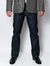 Мужские джинсы классика серого-синего цвета