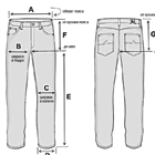 размеры джинсов